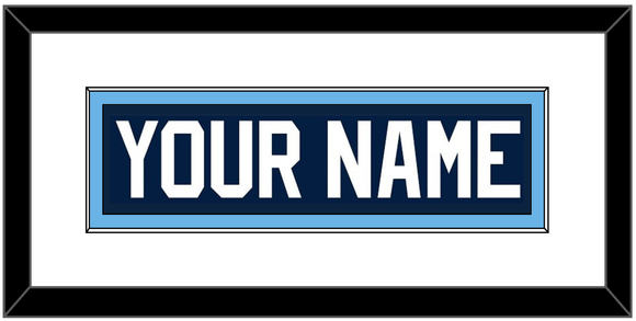 Maine Hockey Nameplate - Road Navy Blue (1993-1994) - Single Mat 1