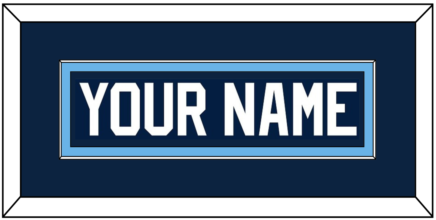 Maine Hockey Nameplate - Road Navy Blue (1993-1994) - Essential Tier 2