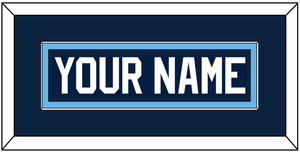 Maine Hockey Nameplate - Road Navy Blue (1993-1994) - Single Mat 2