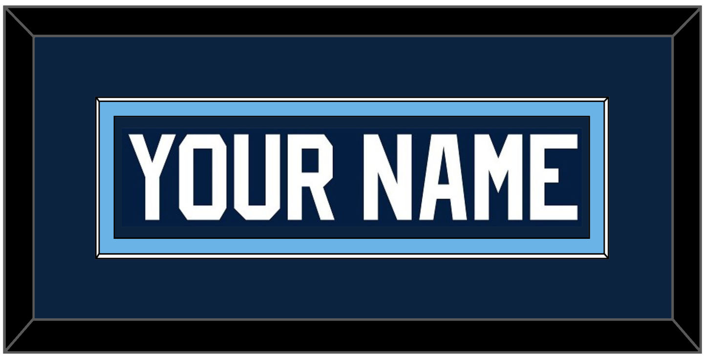 Maine Hockey Nameplate - Road Navy Blue (1993-1994) - Essential Tier 2