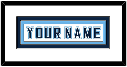 Maine Hockey Nameplate - Home White - Signature Tier 1