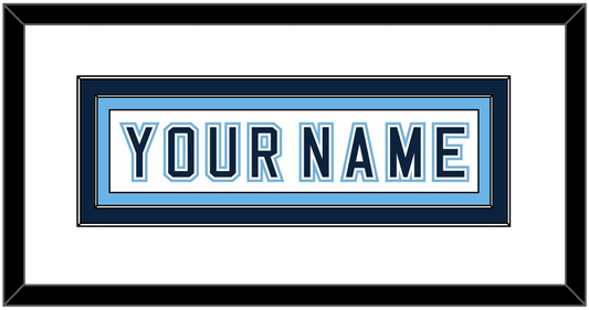 Maine Hockey Nameplate - Home White - Signature Tier 1