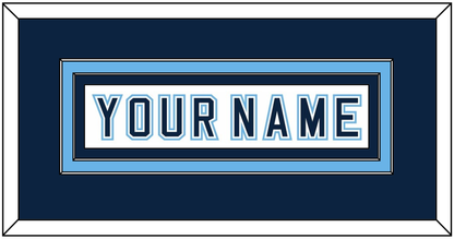 Maine Hockey Nameplate - Home White - Signature Tier 2