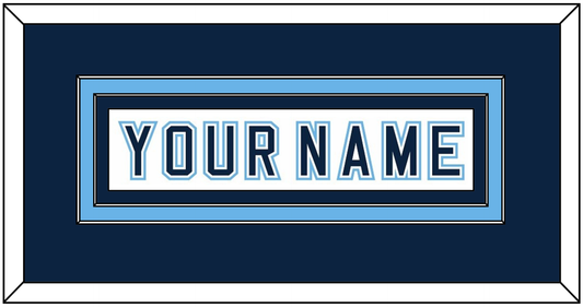 Maine Hockey Nameplate - Home White - Signature Tier 2