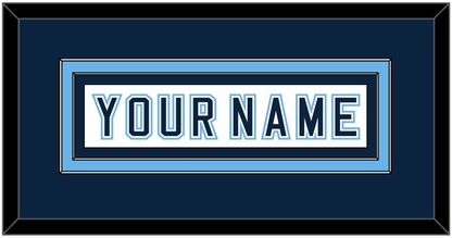 Maine Hockey Nameplate - Home White - Signature Tier 2