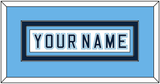 Maine Hockey Nameplate - Home White - Double Mat 3