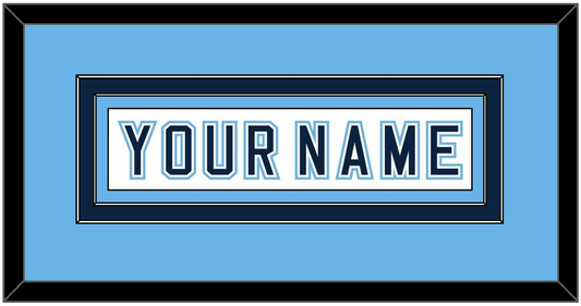 Maine Hockey Nameplate - Home White - Signature Tier 3