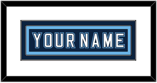 Maine Hockey Nameplate - Road Navy Blue - Signature Tier 1