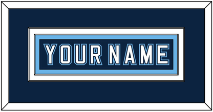 Maine Hockey Nameplate - Road Navy Blue - Signature Tier 2
