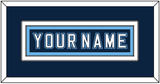 Maine Hockey Nameplate - Road Navy Blue - Double Mat 2