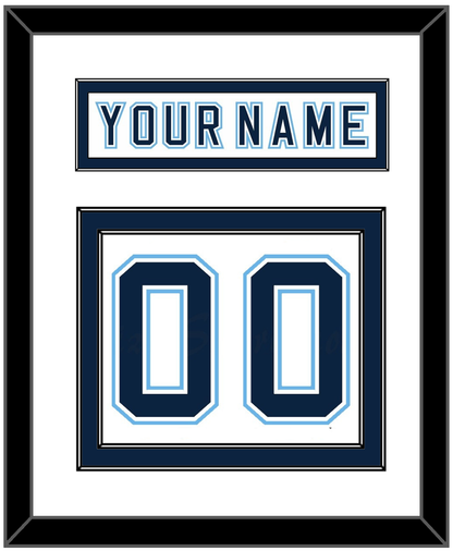 Maine Nameplate & Number (Back) - Home White - Signature Tier 2