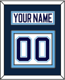 Maine Nameplate & Number (Back) - Home White (1994-2008) - Double Mat 2