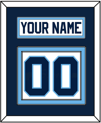 Maine Nameplate & Number (Back) - Home White (1993-1994) - Signature Tier 2