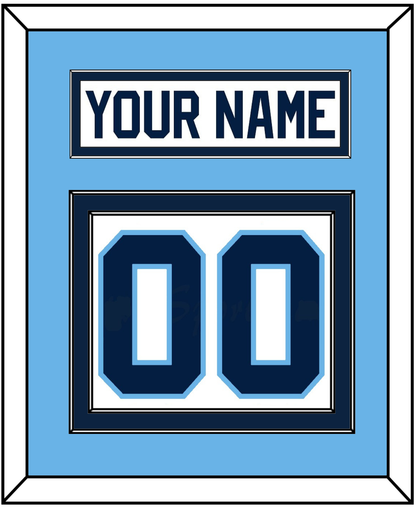 Maine Nameplate & Number (Back) - Home White (1993-1994) - Signature Tier 3