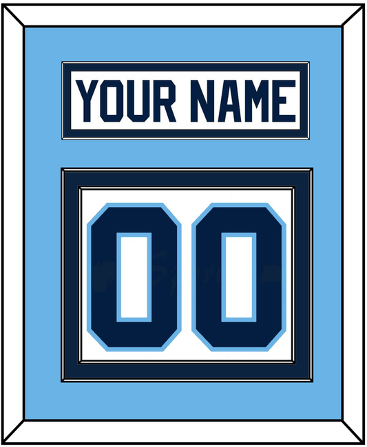 Maine Nameplate & Number (Back) - Home White (1993-1994) - Signature Tier 3