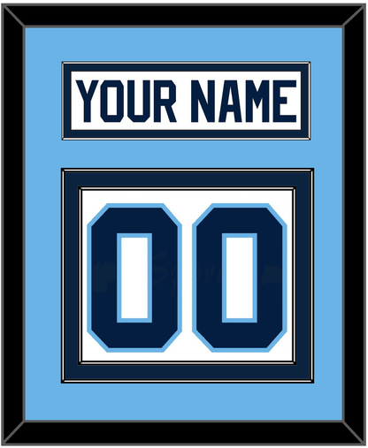 Maine Nameplate & Number (Back) - Home White (1993-1994) - Signature Tier 3