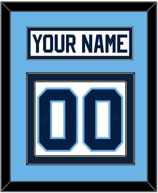 Maine Nameplate & Number (Back) - Home White (1993-1994) - Signature Tier 3