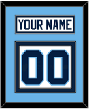 Maine Nameplate & Number (Back) - Home White (1993-1994) - Double Mat 3