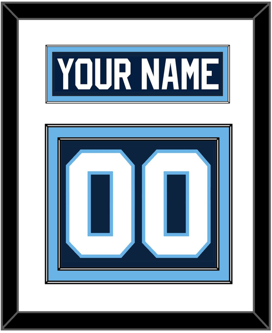 Maine Nameplate & Number (Back) - Road Navy Blue (1993-1994) - Signature Tier 1