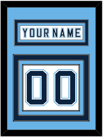 Maine Nameplate & Number (Back) - Home White - Premier Tier 3