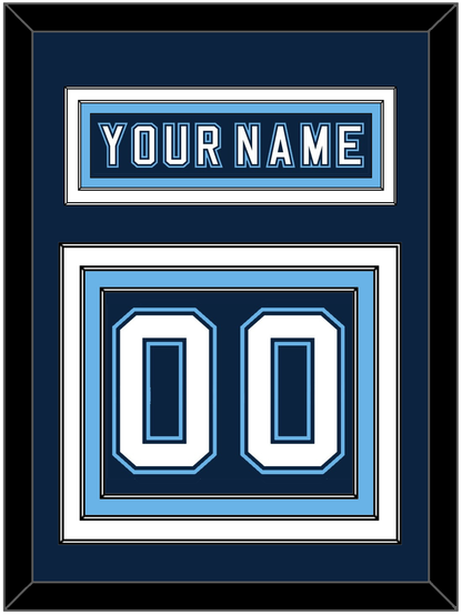 Maine Nameplate & Number (Back) - Road Navy Blue - Premier Tier 2