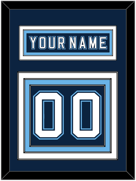 Maine Nameplate & Number (Back) - Road Navy Blue - Premier Tier 2