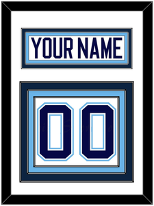 Maine Nameplate & Number (Back) - Home White (1994-2008) - Triple Mat 1