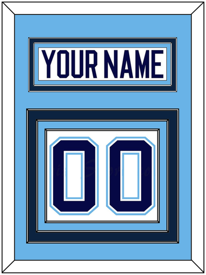 Maine Nameplate & Number (Back) - Home White (1994-2008) - Premier Tier 3