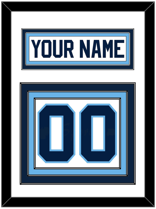 Maine Nameplate & Number (Back) - Home White (1993-1994) - Premier Tier 1