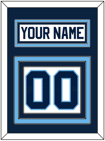 Maine Nameplate & Number (Back) - Home White (1993-1994) - Premier Tier 2