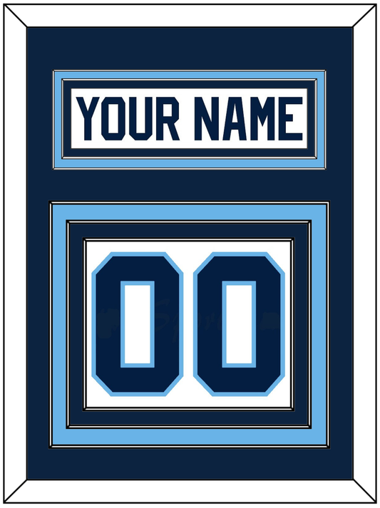 Maine Nameplate & Number (Back) - Home White (1993-1994) - Premier Tier 2