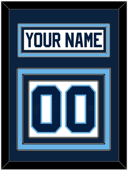Maine Nameplate & Number (Back) - Home White (1993-1994) - Premier Tier 2