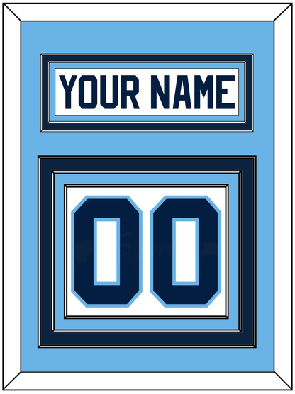 Maine Nameplate & Number (Back) - Home White (1993-1994) - Premier Tier 3