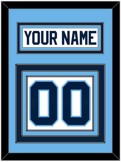 Maine Nameplate & Number (Back) - Home White (1993-1994) - Premier Tier 3