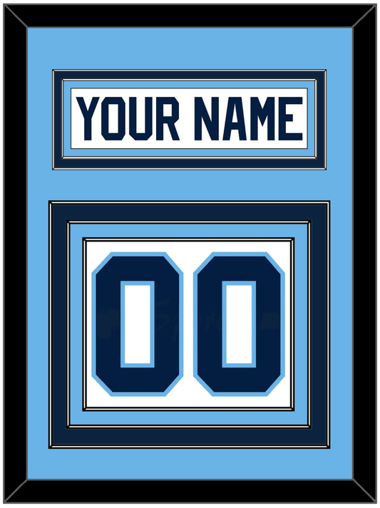 Maine Nameplate & Number (Back) - Home White (1993-1994) - Premier Tier 3
