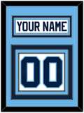 Maine Nameplate & Number (Back) - Home White (1993-1994) - Triple Mat 3