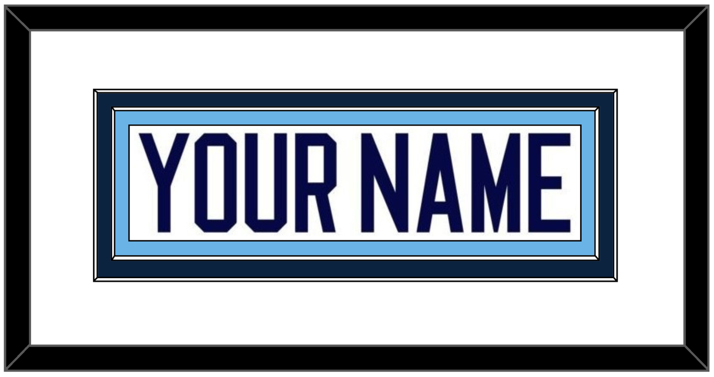 Maine Hockey Nameplate - Home White (1994-2008) - Signature Tier 1