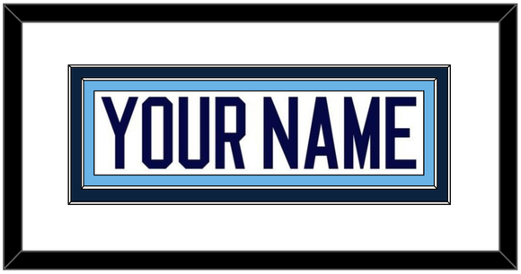 Maine Hockey Nameplate - Home White (1994-2008) - Double Mat 1