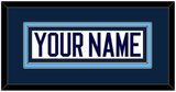 Maine Hockey Nameplate - Home White (1994-2008) - Double Mat 2
