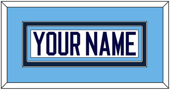 Maine Hockey Nameplate - Home White (1994-2008) - Double Mat 3