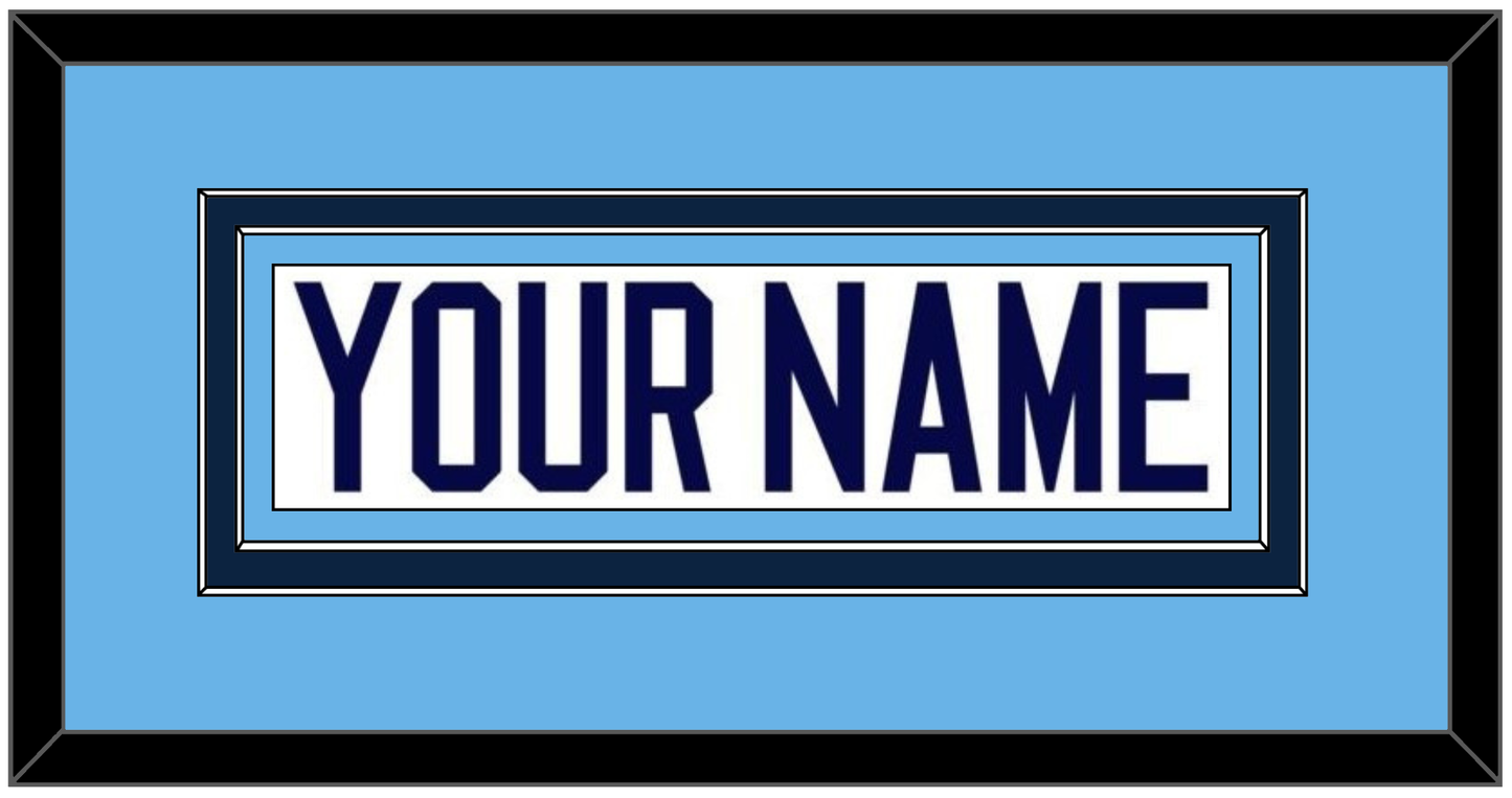 Maine Hockey Nameplate - Home White (1994-2008) - Signature Tier 3