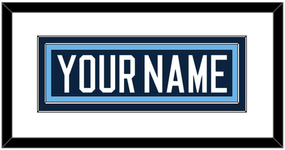 Maine Hockey Nameplate - Road Navy Blue (1994-2008) - Signature Tier 1