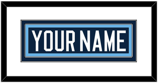 Maine Hockey Nameplate - Road Navy Blue (1994-2008) - Signature Tier 1