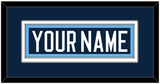 Maine Hockey Nameplate - Road Navy Blue (1994-2008) - Double Mat 2