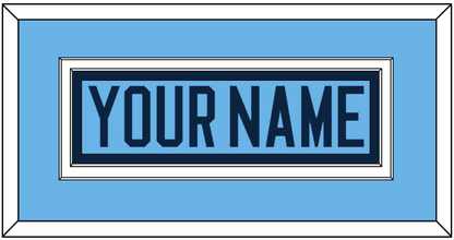 Maine Hockey Nameplate - Alternate Light Blue (2007-2008) - Signature Tier 2