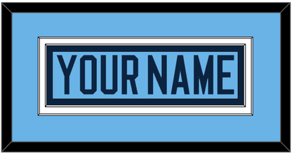 Maine Hockey Nameplate - Alternate Light Blue (2007-2008) - Signature Tier 2