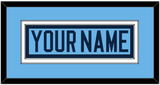 Maine Hockey Nameplate - Alternate Light Blue (2007-2008) - Double Mat 2