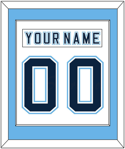 Maine Nameplate & Number (Back) Combined - Home White - Essential Tier 1