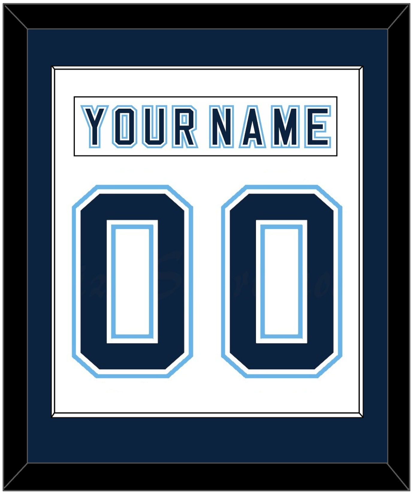 Maine Nameplate & Number (Back) Combined - Home White - Essential Tier 2