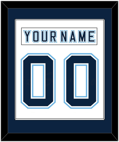 Maine Nameplate & Number (Back) Combined - Home White - Essential Tier 2